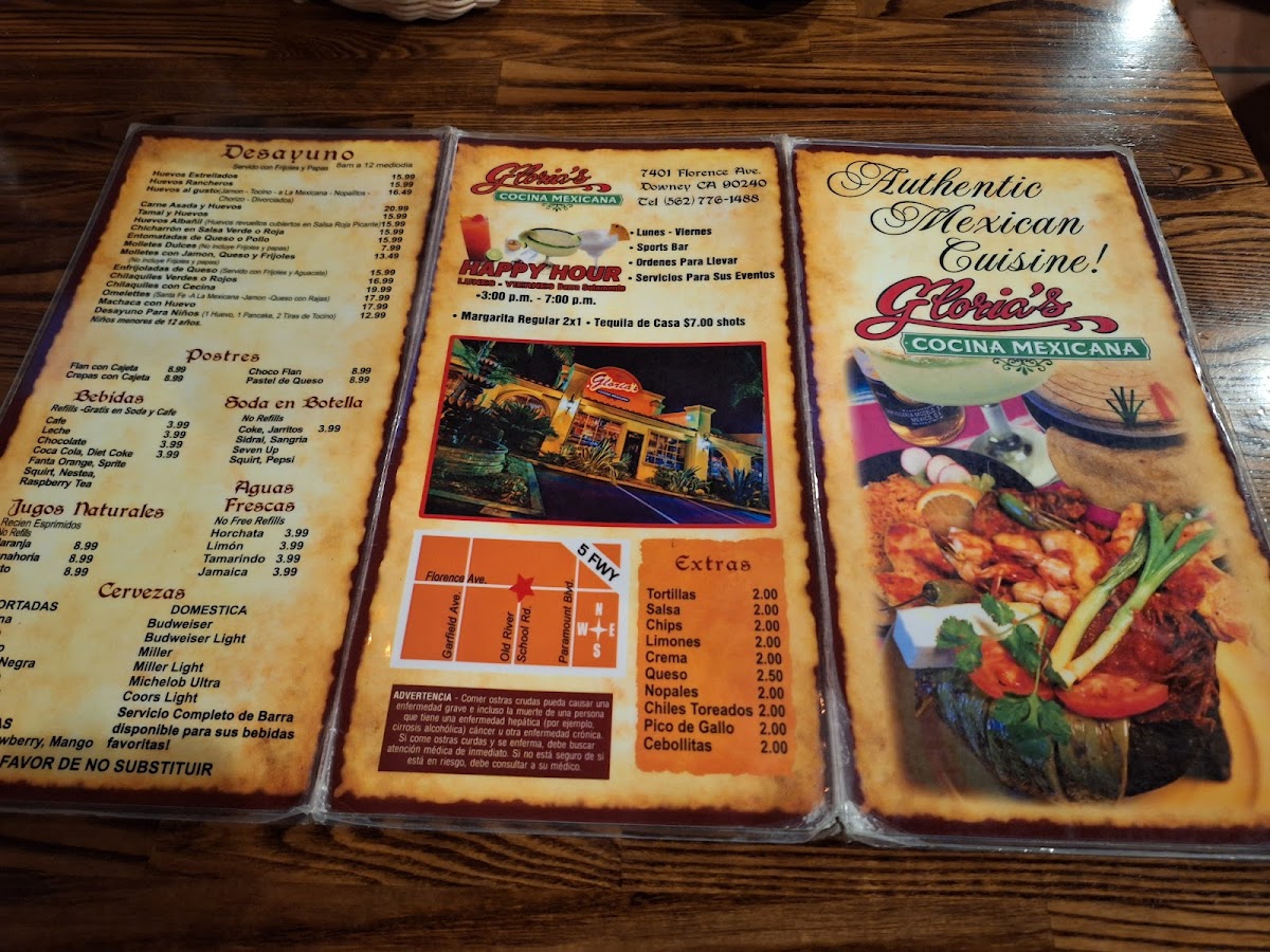 Gloria's Cocina Mexicana Menu - Image 5